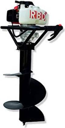 RBD Earth Auger 72cc with 8 inch & 12 inch Auger bit Hole Digger Auger Drill Machine PDM-72 Cordless Drill