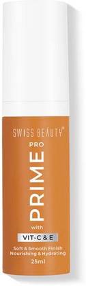 SWISS BEAUTY Prime Pro with VITAMIN-C & E Primer  - 25 ml
