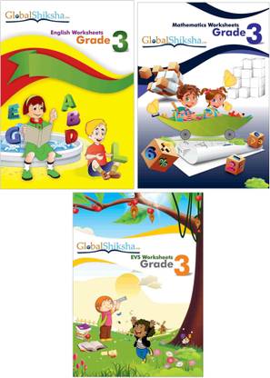 Worksheets For Class 3 - Maths, EVS, & English