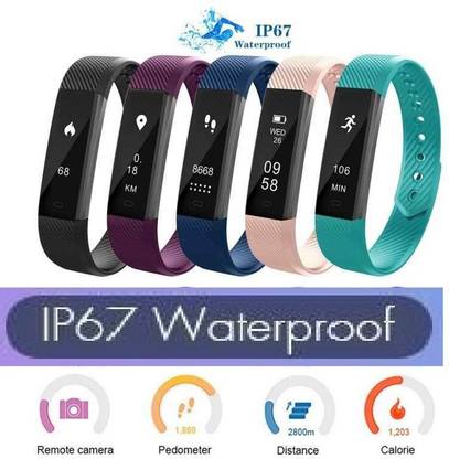 Y2H Enterprises DW423/ ID115 MAX MULTI FACES STEP COUNT BLUETOOTH SMART BAND(PACK OF 1)