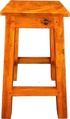 cribfactory Large Strong Wooden Stool |Height 68 cm| BAR stool| Livingroom stool Kitchen Stool