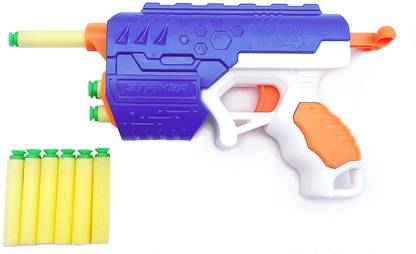 snipekart NERF STRIKER GUN HIGH PERFORMANCE HIGH RANGE INCLUDE 10 SOFT BULLET Guns & Darts