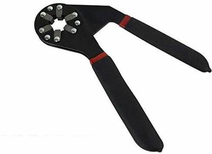 Rangwell Adjustable Hex Wrench 6'' Plier Household Repairing Wrench Hand Tool, Black Adjustable Hex Wrench 6'' Plier Household Repairing Wrench Hand Tool, Black Double Sided Speed Wrench