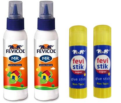 Pidilite Fevicol 100g-2 & fevistic 15g-2 Adhesive