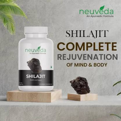 Vedic Mantra Shilajit|Health & Vigour|60-Cap