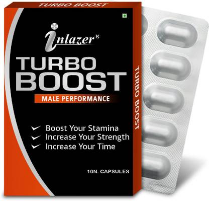 inlazer Turbo Boost Capsule, Men Strength Increases S_ex Drives Confidence & Power