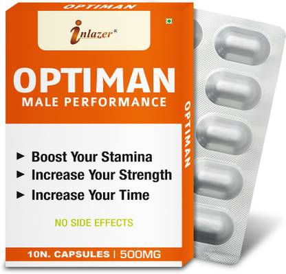 inlazer Optiman Supplement Men Power Increases S_ex Drives Confidence & Power