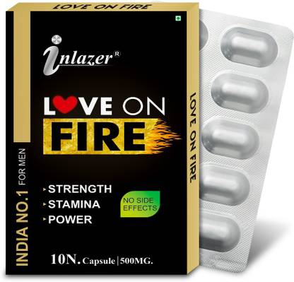 inlazer Love On Fire Pills Men Stamina For Ultimate S-E-X Enhanhcer Extra Desire