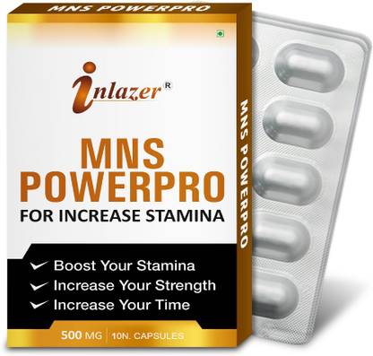 inlazer MNS Power Pro Natural Formula Increases S-E-X Drive Confidence & Stamina