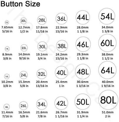 The Design Cart Blue Matt Finish Button Size Standard 12 pcs Acrylic Buttons