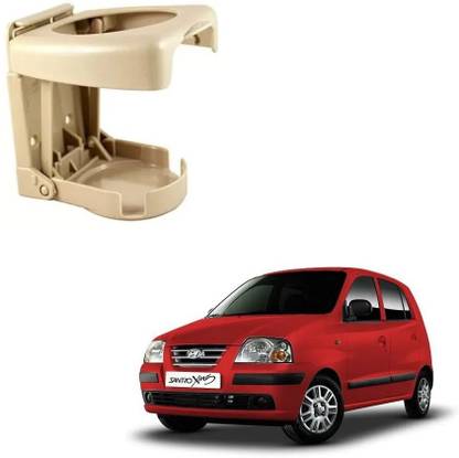 SPREADX Stylish Car Glass/ Cup/ Bottle Holder 1 pcs Beige Colour for Hyundai Santro Xing Car Bottle Holder