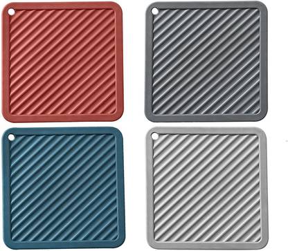 Spatlus Square Reversible PVC Coaster Set
