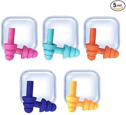 El Syco Soft Silicone Noise Reduction Ear Plugs for Sleeping Reusable for Travel ,Flight Ear Plug