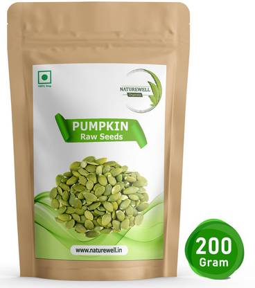 Naturewell 200 gram - Raw Pumpkin Seeds For Eating and Weight Loss - High Protein & Fiber Pumpkin Seeds