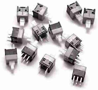 WHO 20 pieces Self-locking Button Switch Button Mini Push Button 25V 2A 6 pins Electronic Components Electronic Hobby Kit