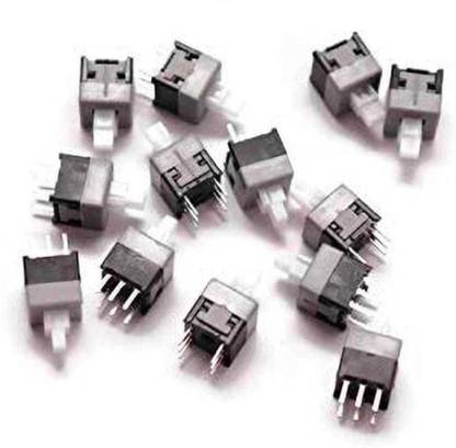 SSV CARE 20 pieces Self-locking Button Switch Button Mini Push Button 25V 2A 6 pins Electronic Components Electronic Hobby Kit