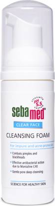 Sebamed Clear Face Cleansing Foam | pH 5.5 I Combats Pimples; Blackheads Face Wash