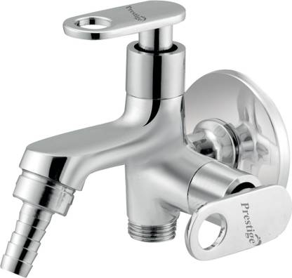 Prestige Max Nozzle Bib Cock 2 Way Twin Elbow Valve Faucet