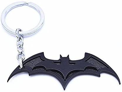 GiftinGazebo Batman Classic Logo Keychain (Black) Key Chain