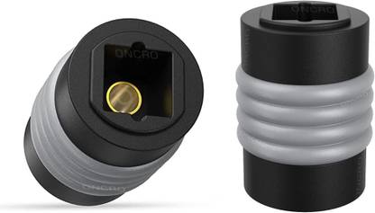 ONCRO toslink coupler extender female to female optical fiber cable joiner socket plug Wired Ethernet Lan Adapter compatible with Windows