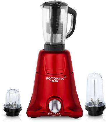 Rotomix Mixer Grinder with 1 Juicer and 2 Bullets Jars Set 1000 W Mixer Grinder