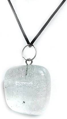 AIR9999 Natural Clear Quartz Tumbled Uneven Shaped Pendant For Men And Women Quartz Crystal Pendant