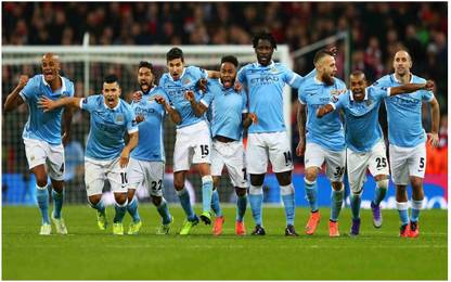 Manchester City Big Size Flex Poster For Room MD-4243 Photographic Paper