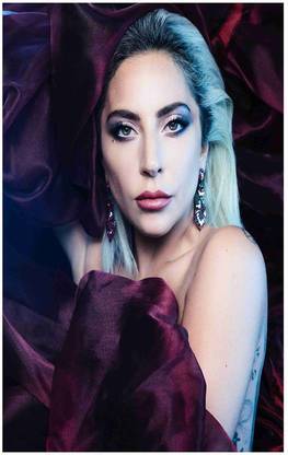 Lady Gaga Big Size Flex Poster For Room MD-3223 Photographic Paper