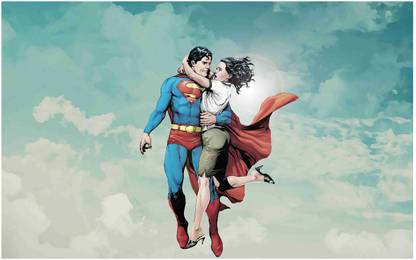 Superman Big Size Flex Poster For Room MD-2141 Photographic Paper