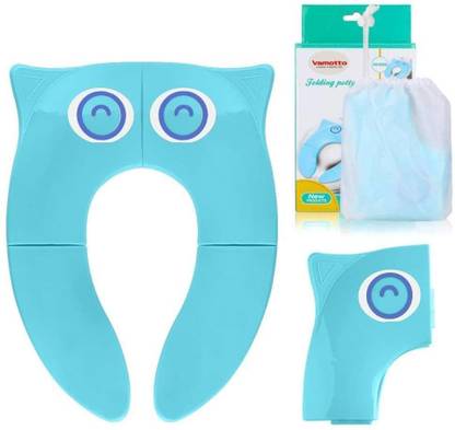 ON GATE Toilet Potty Training Seat Portable Reusable Kids Boys Girls, Carry Bag (Green) Potty Seat