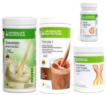 Herbalife Nutrition FORMULA1CHOCOLATE 500 PROTIEN 200 GAFRESHENERGYDRINK GINGER50 +SHAKEMATE 500 G Plant-Based Protein