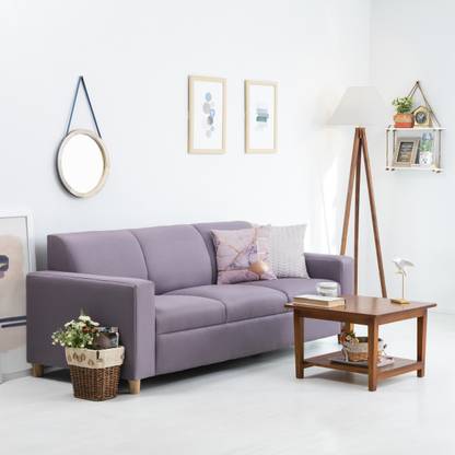 FURLENCO Flex Brand New Fabric 3 Seater  Sofa