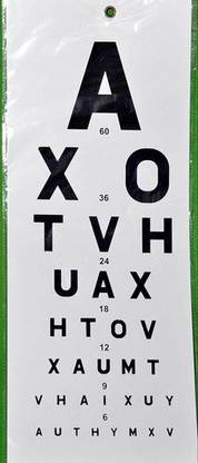 Eyevision Eye1 Vision Test Chart