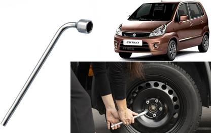 FINCOSTA SPANR:328L PANA Wheel Nut Spanner Wrench Maruti Suzuki Zen Estilo Type-2 Single Sided L Type Wrench