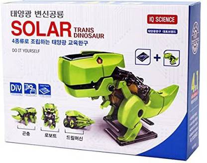 TIMI Solar Transformation Dinosaur Robot, Dinosaur Children's Toy, Assembled
