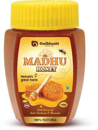 DWIBHASHI Madhu Honey 100Gms |100% Pure Honey