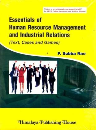 Essentials of HRM and Industrial Relation 5th  Edition