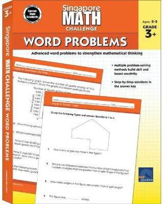 Singapore Math Challenge Word Problems, Grades 3 - 5