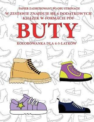 Kolorowanka dla 4-5-latkow (Buty)