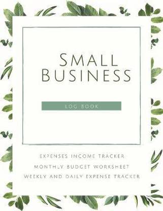 Small Business Logbook Expenses Income Tracker Monthly Budget Workshee