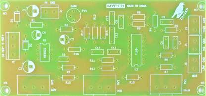 VASP Electronics 3 Way Active Crossover Filter Board Low Mid and High Outputs - PCB only Electronic Components Electronic Hobby Kit