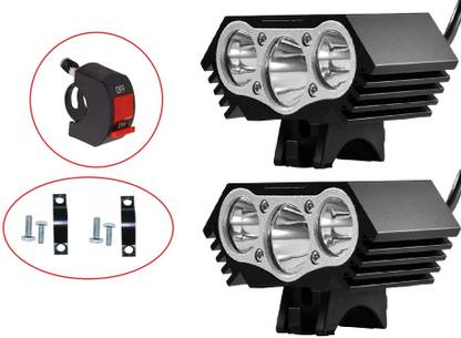 Atoray LED Fog Lamp Unit for Royal Enfield, KTM, Hero, Honda, Mahindra, Bajaj, Yamaha Universal For Car