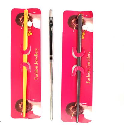 ShopTalk Bun stick ( 1 metal , 2 plastic ) Bun Stick