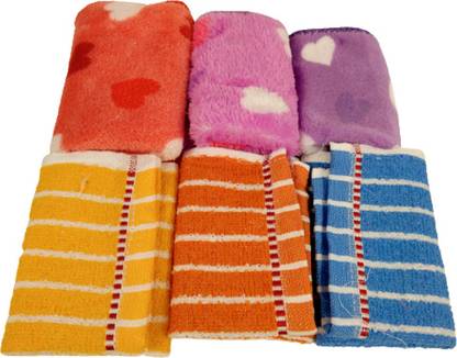 USEME 4721 COMBO FINE Handkerchief Hand Face Handkerchiefs Bath Towel ["MUILTY COLOUR"] Handkerchief