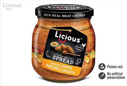 Licious Chunky Honey-Mustard Chicken Spread