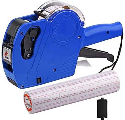 greengrow MX-5500 Price Labeler Printing Rate Printer Label Gun 8 Digits with 10 Rolls Label Stamping Machine