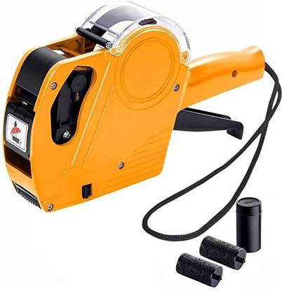 greengrow Price Labeler Printing Rate Printer Gun 8 Digits, MRP Rate Gun Extra Ink Roller Label Stamping Machine