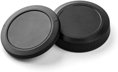 SHOPEE EOS R Front Body Cap & Rear Lens Cap Cover for EOS R EOS RP More eos RF Mount  Lens Cap