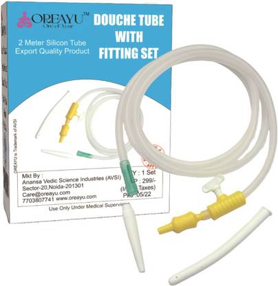 Oreayu Enema Kit Fitting With 2 Meter Tube Nozzle Set Medical Equipment Combo
