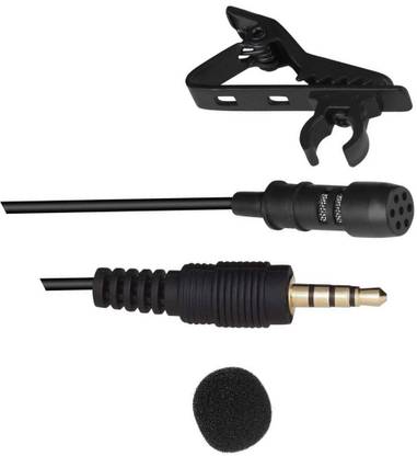 Uborn NEW LIGHT WEIGHT COLLAR MIC WITH CLIP FOR VLOGGING AND INTERVIEW FOR ALL DEVICE. Microphone